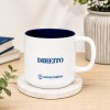 CANECA OFFICE DE CERÂMICA 500ML MODELO DIREITO REF: 10026856