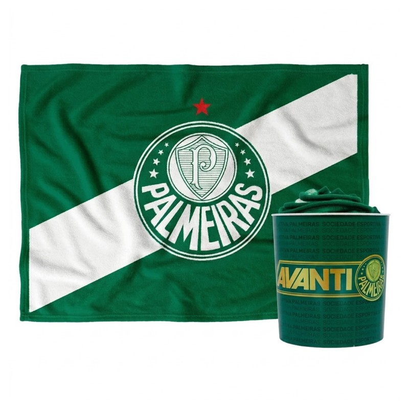 KIT BALDE DE PLÁSTICO E MANTA DE POLIÉSTER MODELO PALMEIRAS REF: 10140957 KIT BALDE DE PLÁSTICO E MANTA DE POLIÉSTER MODELO PALMEIRAS REF: 10140957