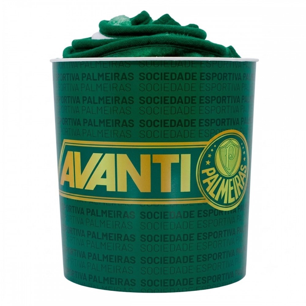 KIT BALDE DE PLÁSTICO E MANTA DE POLIÉSTER MODELO PALMEIRAS REF: 10140957