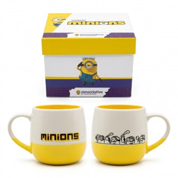 CANECA MAGGIE DE CERÂMICA 400ML MODELO MINIONS REF: 10026936 CANECA MAGGIE DE CERÂMICA 400ML MODELO MINIONS REF: 10026936