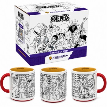 CANECA DE CERÂMICA MODELO ONE PIECE 500ML REF: 10026974 CANECA DE CERÂMICA MODELO ONE PIECE 500ML REF: 10026974
