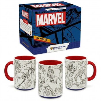 CANECA GRAFITE 500ML MODELO SPIDER MAN REF: 10026965 CANECA GRAFITE 500ML MODELO SPIDER MAN REF: 10026965