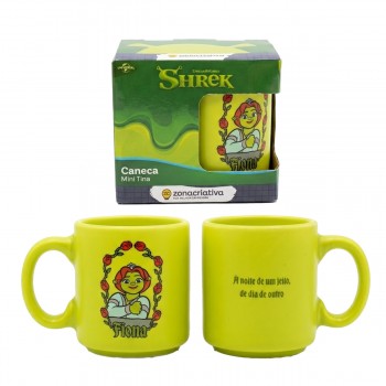 CANECA MINI TINA DE CERÂMICA 100ML MODELO PRINCESA FIONA REF: 10026994 CANECA MINI TINA DE CERÂMICA 100ML MODELO PRINCESA FIONA REF: 10026994