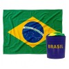 KIT BALDE DE PLÁSTICO E MANTA DE POLIÉSTER MODELO BRASIL REF: 10140961