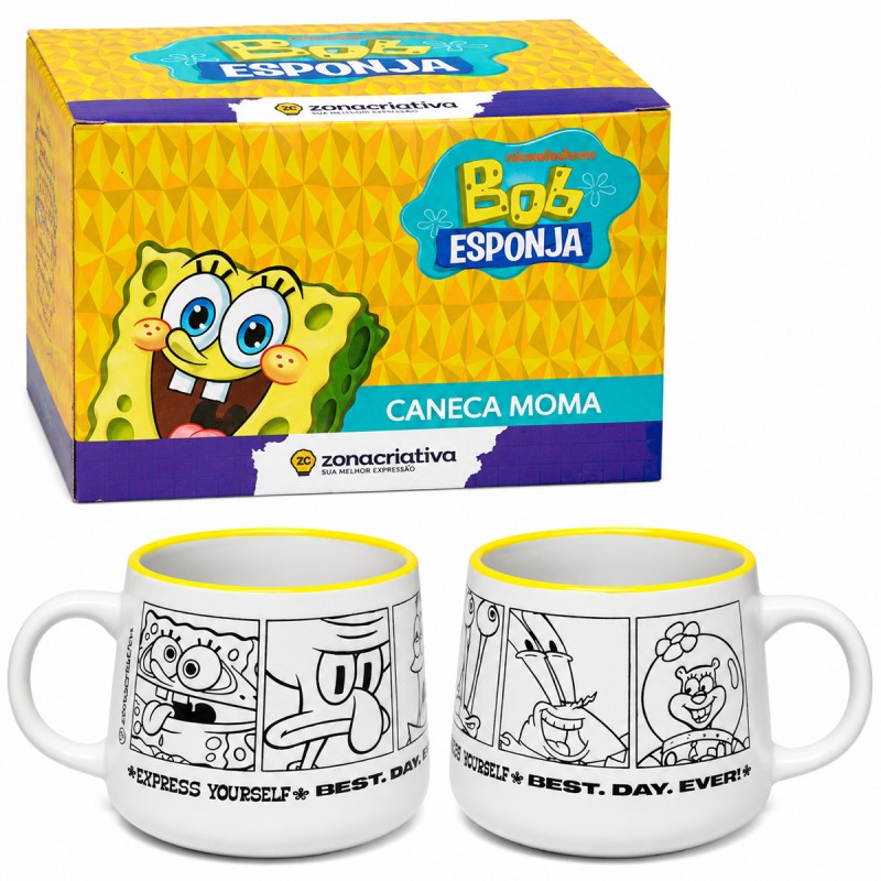 CANECA MOMA 500ML MODELO BOB ESPONJA REF: 10027085