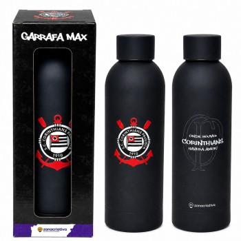 GARRAFA MAX 500ML MODELO CORINTHIANS REF: 10074918 GARRAFA MAX 500ML MODELO CORINTHIANS REF: 10074918