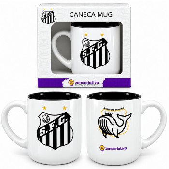 CANECA DE CERÂMICA 400ML MODELO SANTOS REF: 10027137