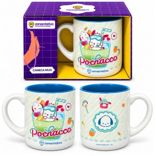 CANECA DE CERÂMICA 400ML MODELO POCHACCO REF: 10027414