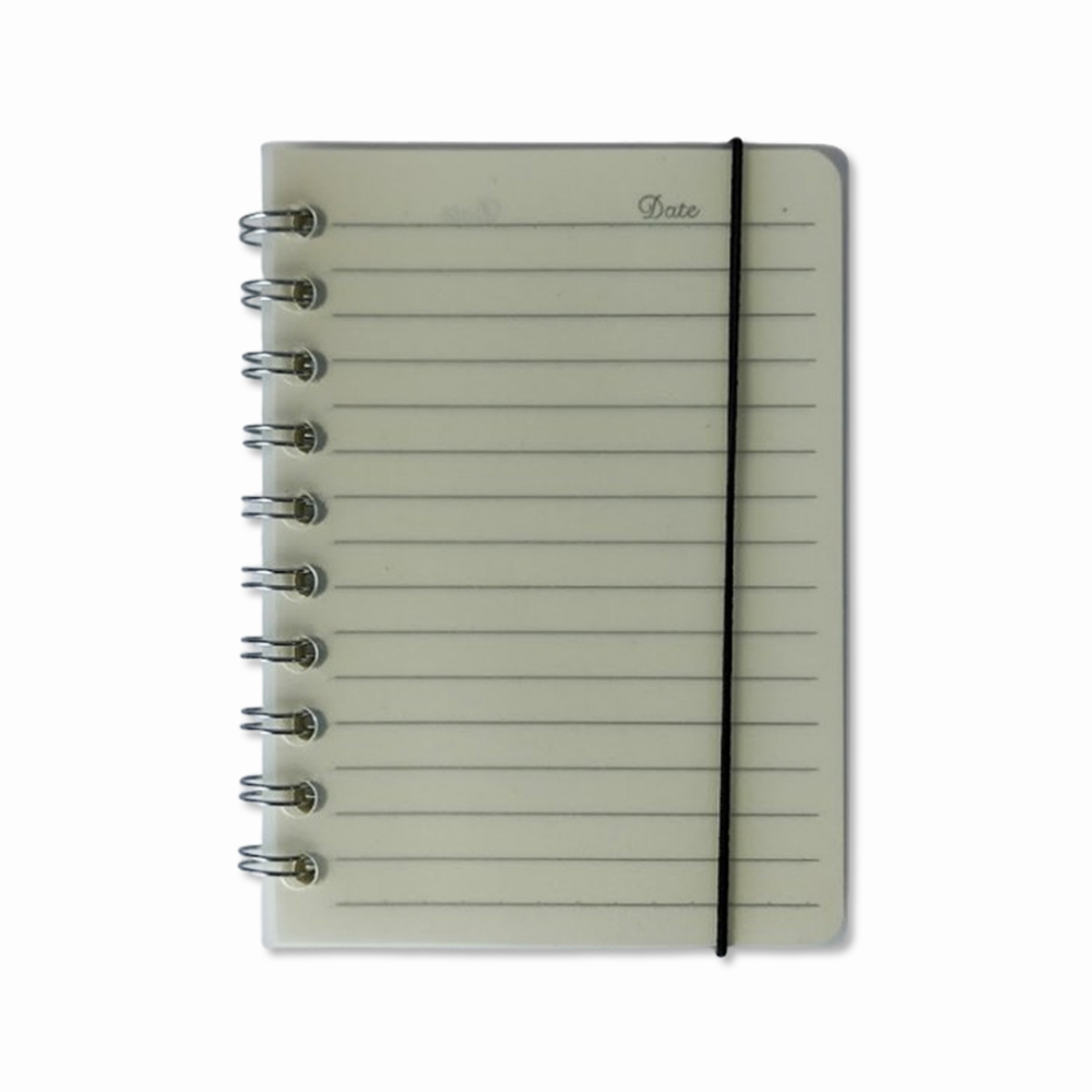 MINI AGENDA COM CAPA TRANSPARENTE COM 70 PÁGINAS REF: DT1259B