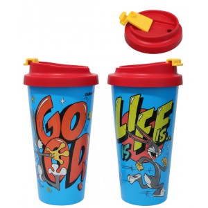 COPO VIAGEM STAR PERNALONGA DE PLÁSTICO 500ML REF: 29138