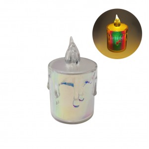 LUMINÁRIA LED MODELO VELA EM PLÁSTICO 6CM REF: SK-003M
