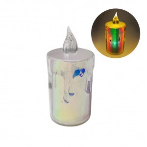 LUMINÁRIA LED MODELO VELA EM PLÁSTICO 8CM  REF: SK-003G