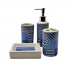 CONJUNTO PARA BANHEIRO COM 4 PEÇAS EM PORCELANA  REF: 2384