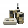 CONJUNTO PARA BANHEIRO COM 4 PEÇAS EM PORCELANA  REF: 2384