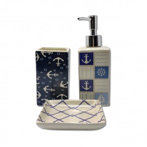 CONJUNTO PARA BANHEIRO COM 3 PEÇAS EM PORCELANA REF: DW15600-100 CONJUNTO PARA BANHEIRO COM 3 PEÇAS EM PORCELANA REF: DW15600-100