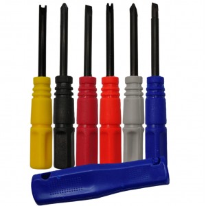 KIT COM 9 CHAVES COM CABO DE ENCAIXE EM PLÁSTICO  REF: FR81 KIT COM 9 CHAVES COM CABO DE ENCAIXE EM PLÁSTICO  REF: FR81