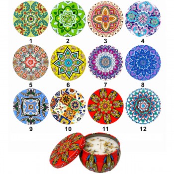 VELA DECORATIVA COM AROMA  REF: P3324A