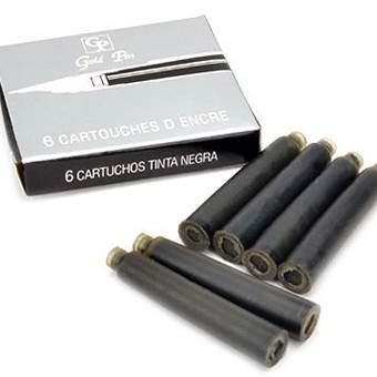 CARTUCHO GOLD PEN TINTEIRO.