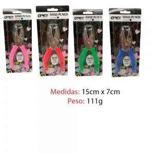 PERFURADOR MANUAL PARA PÁPEIS 1/4" AZUL REF: 800-012-051