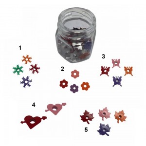 JOGO DE ILHOS VIDRO REF:81031-1