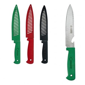 FACA DE METAL COM CABO E CAPA DE PLÁSTICO REF: 30640