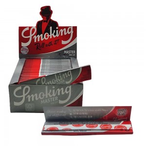 CAIXA DE SEDA SMOKING MASTER COM 50 UNIDADE E 33 FOLHAS DE PAPEL REF: CI-SMK-001 CAIXA DE SEDA SMOKING MASTER COM 50 UNIDADE E 33 FOLHAS DE PAPEL REF: CI-SMK-001