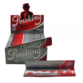 CAIXA DE SEDA SMOKING MASTER COM 50 UNIDADE E 33 FOLHAS DE PAPEL REF: CI-SMK-001