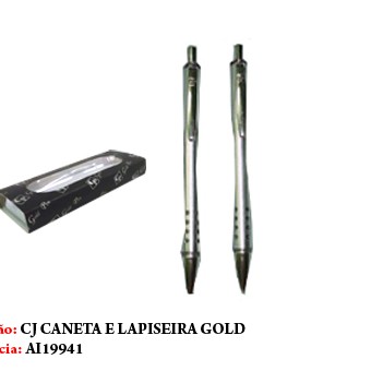 CANETA E LAPISEIRA. TAM: 17.4X6.3X2.3CM CANETA E LAPISEIRA. TAM: 17.4X6.3X2.3CM