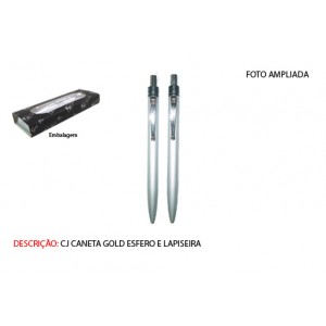 CANETA E LAPISEIRA. TAM: 17.4X6.3X2.3CM
