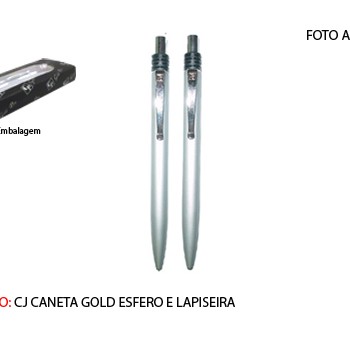 CANETA E LAPISEIRA. TAM: 17.4X6.3X2.3CM CANETA E LAPISEIRA. TAM: 17.4X6.3X2.3CM