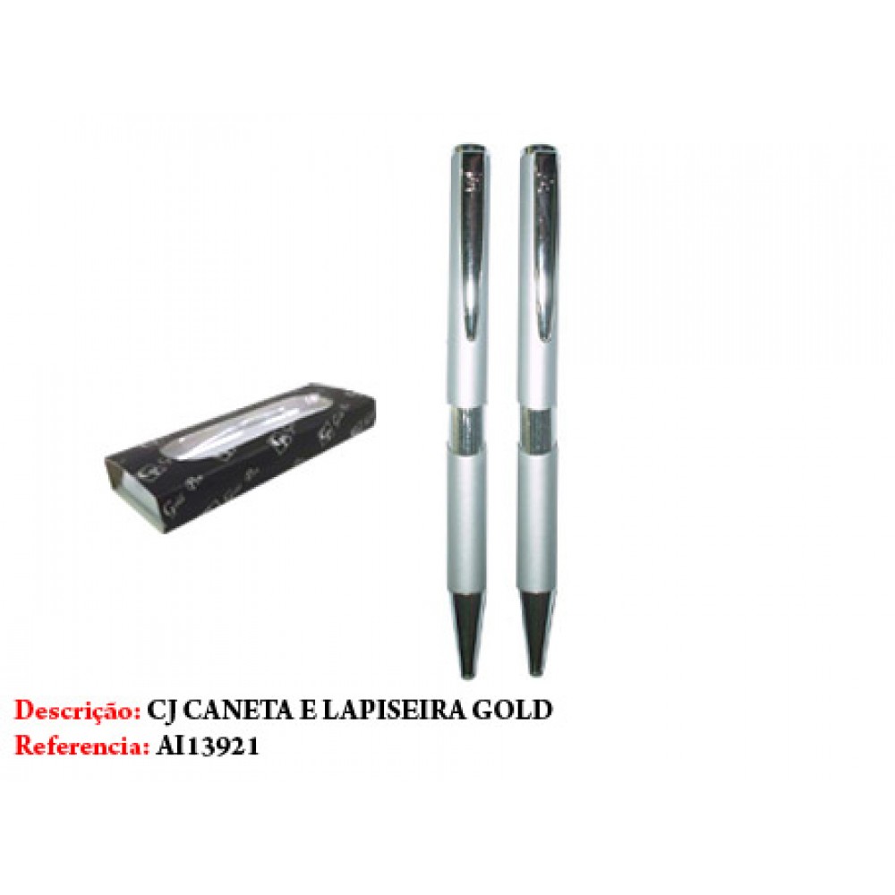 CANETA E LAPISEIRA. TAM: 17.4X6.3X2.3CM