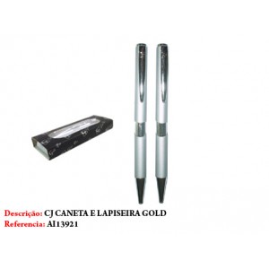 CANETA E LAPISEIRA. TAM: 17.4X6.3X2.3CM