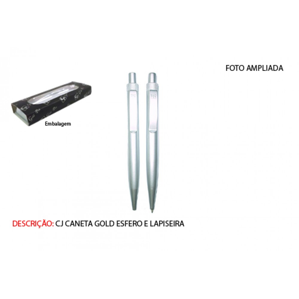 CANETA E LAPISEIRA. TAM: 17.4X6.3X2.3CM