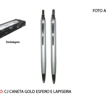 CANETA E LAPISEIRA. TAM: 17.4X6.3X2.3CM