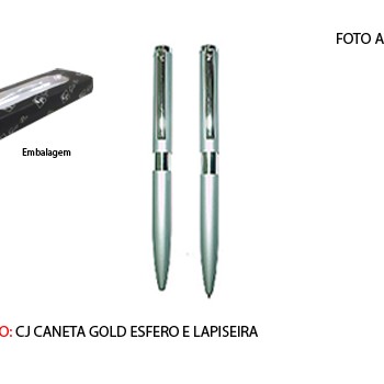 CANETA E LAPISEIRA. TAM: 17.4X6.3X2.3CM
