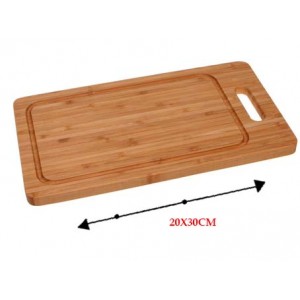 TABUA DE CORTAR ALIMENTOS 20X30CM EM BAMBU REF:TS-2030