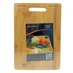 TABUA DE CORTAR BAMBU 24X34CM REF: TS-2434 TABUA DE CORTAR BAMBU 24X34CM REF: TS-2434