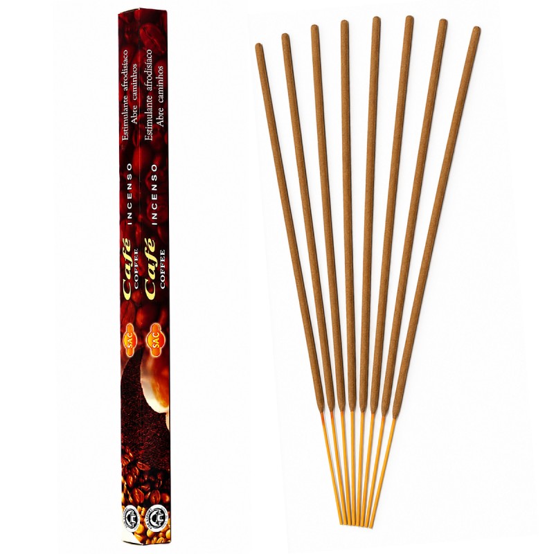 INCENSO SAC CAFÉ COM 8 VARETAS REF: 295C INCENSO SAC CAFÉ COM 8 VARETAS REF: 295C