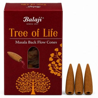 INCENSO CASCATA BALAJI TREE OF LIFE COM 10 UNIDADES REF: 491IC