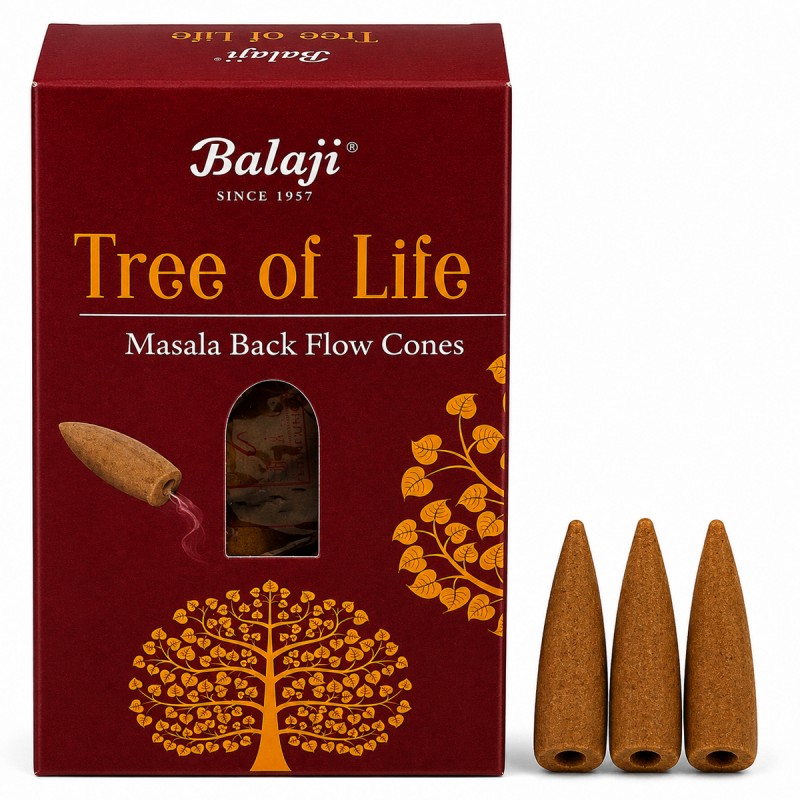 INCENSO CASCATA BALAJI TREE OF LIFE COM 10 UNIDADES REF: 491IC INCENSO CASCATA BALAJI TREE OF LIFE COM 10 UNIDADES REF: 491IC