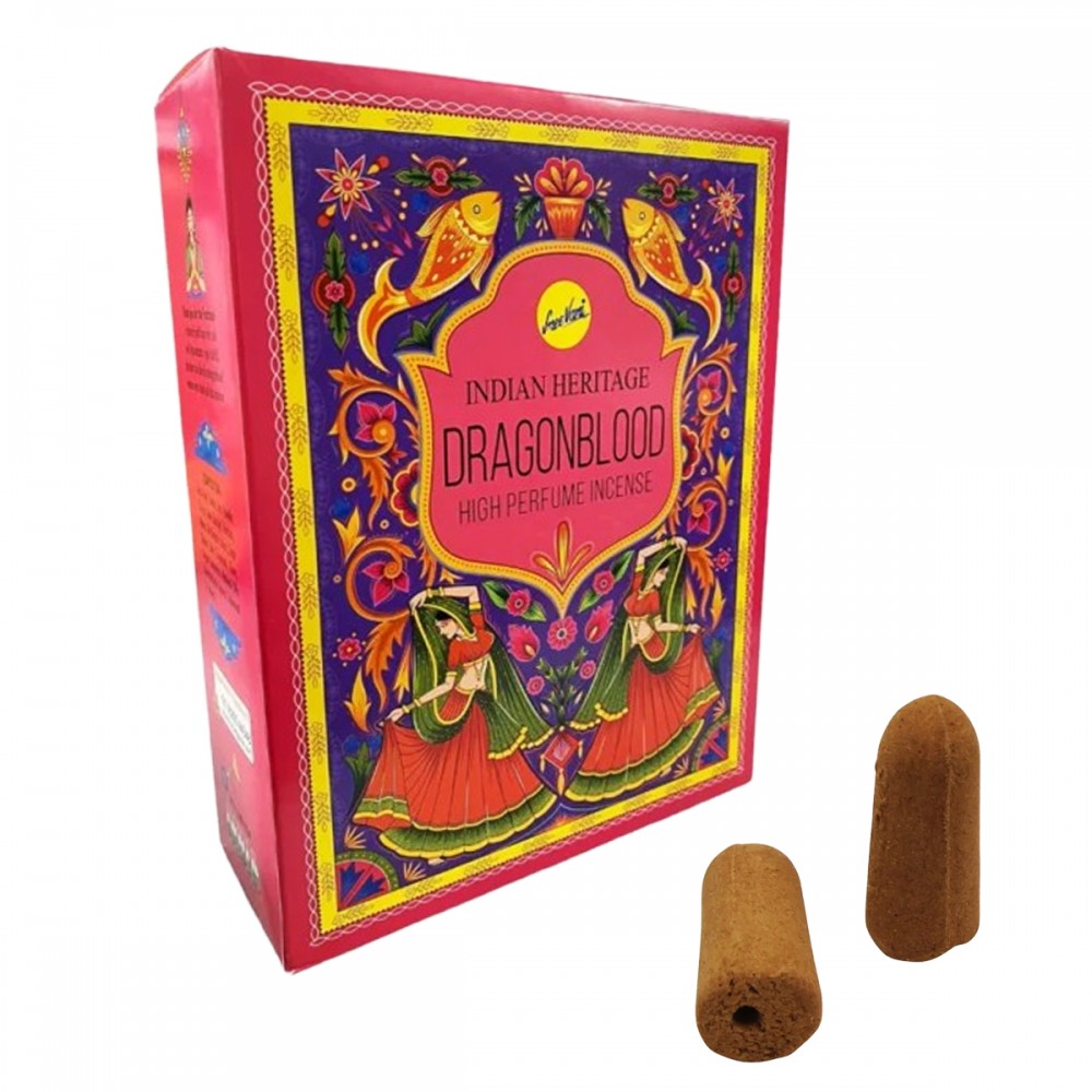 INCENSO CONE GOLDEN INDIA DRAGONBLOOD REF: 4704