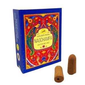 INCENSO CONE GOLDEN INDIA NAGCHAMPA REF: 4728