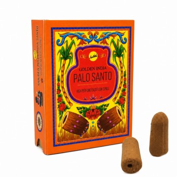INCENSO CONE GOLDEN INDIA MODELO PALO SANTO REF: 4735 INCENSO CONE GOLDEN INDIA MODELO PALO SANTO REF: 4735