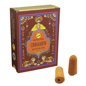 INCENSO CONE GOLDEN INDIA CINNAMON REF: 4759