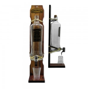 PINGÔMETRO GARRAFA VERTICAL EM MADEIRA 1L REF: 32 PINGÔMETRO GARRAFA VERTICAL EM MADEIRA 1L REF: 32