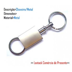 CHAVEIRO EM METAL. TAM: 9x4.4x3CM