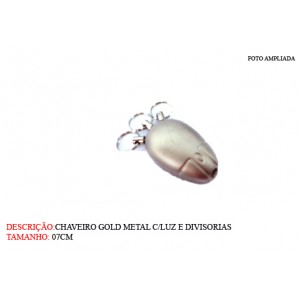 CHAVEIRO EM METAL. TAM:9x4.4x1cm
