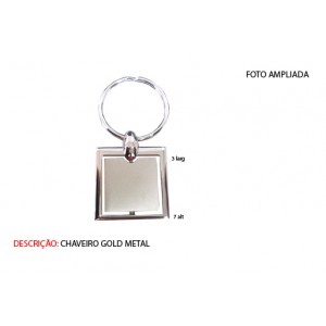 CHAVEIRO EM METAL. TAM:9x4.3x3CM