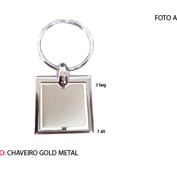 CHAVEIRO EM METAL. TAM:9x4.3x3CM CHAVEIRO EM METAL. TAM:9x4.3x3CM