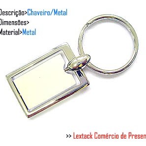 CHAVEIRO EM METAL. TAM: 9x4.4x3CM CHAVEIRO EM METAL. TAM: 9x4.4x3CM